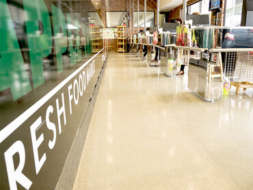 Полимерные полы для магазинов и торговых центров