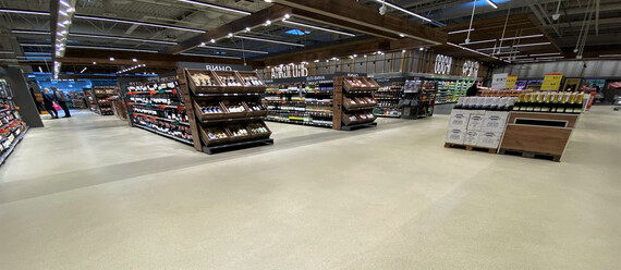 Укладка підлоги - Супермаркет «Novus» - фото №2 - фото № 2