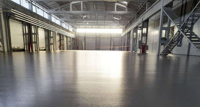 Виробництво деревно-стружкових матеріалів «ВиЯр»:  Площа: 12000 м2 Flowcoat SF41