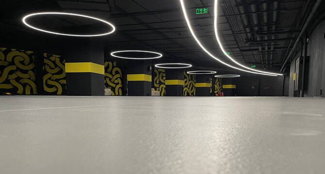 Паркінг офісного центру:  Площа: 550 м2 Deckshield ID